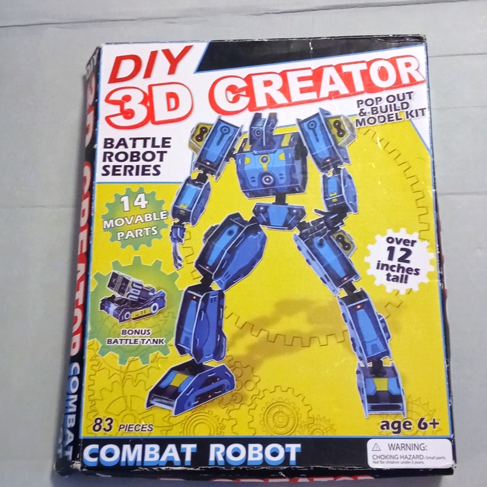 2015 DIY 3D CREATOR BATTLE ROBOT SERIES